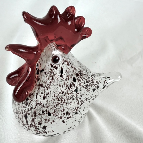 4 inch Vintage Murano Hand Blown Art Glass Hen Chicken Excellent Gift Condition - Picture 10 of 11